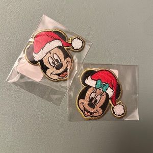 Stoney Clover Christmas Mickey Minnie Patches